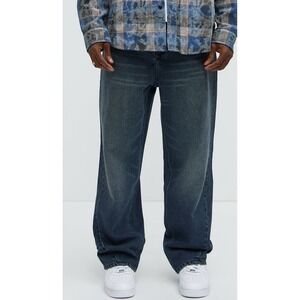 ✨‎ Nova Men Dark Wash Straight Leg Denim Jeans Classic Casual Size 38 ✨